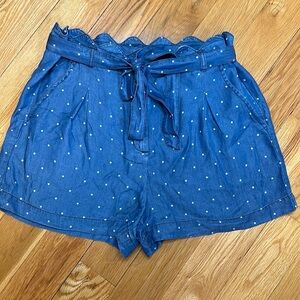 Francesca’s collection Alya polkadotted shorts
